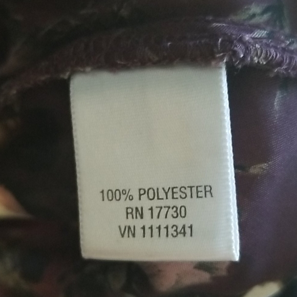 Converse Deep plum Floral V Neck Ruffle Dress - Picture 11 of 11